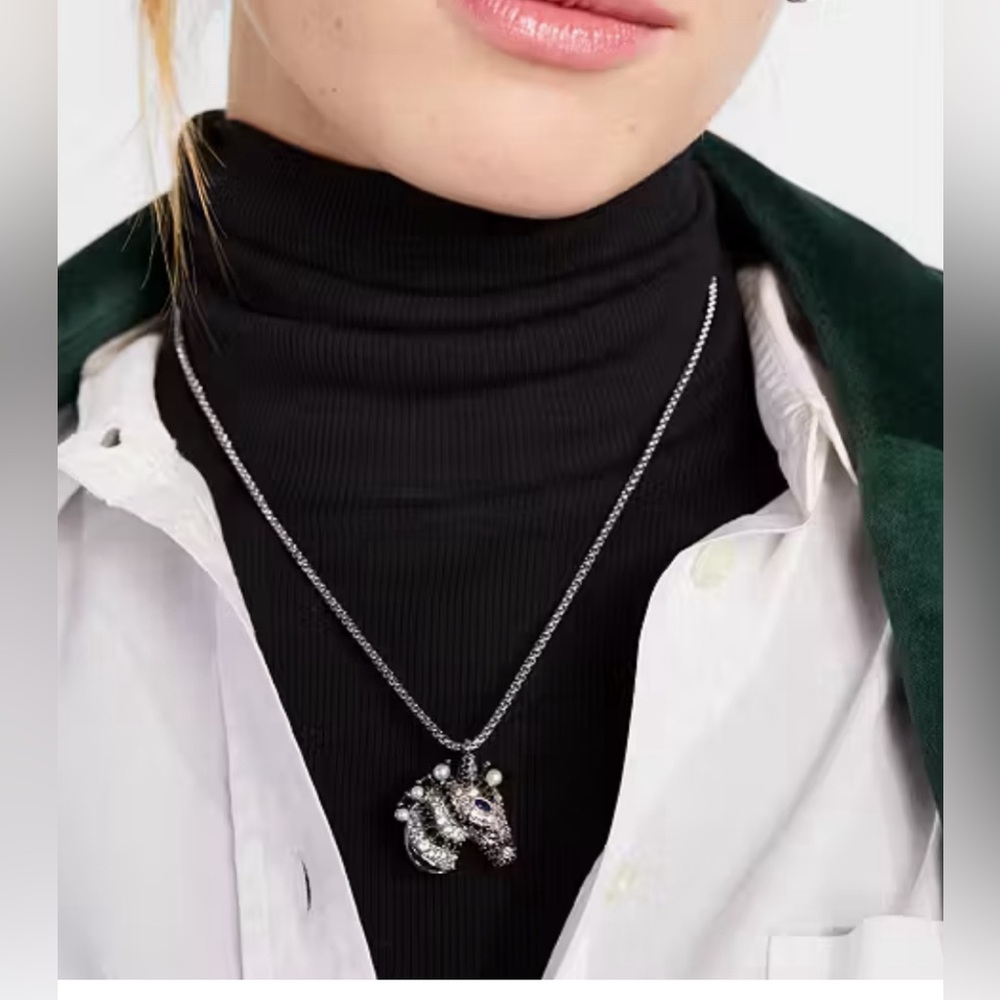 Kate Spade Earn Your Stripes Pendant NWT